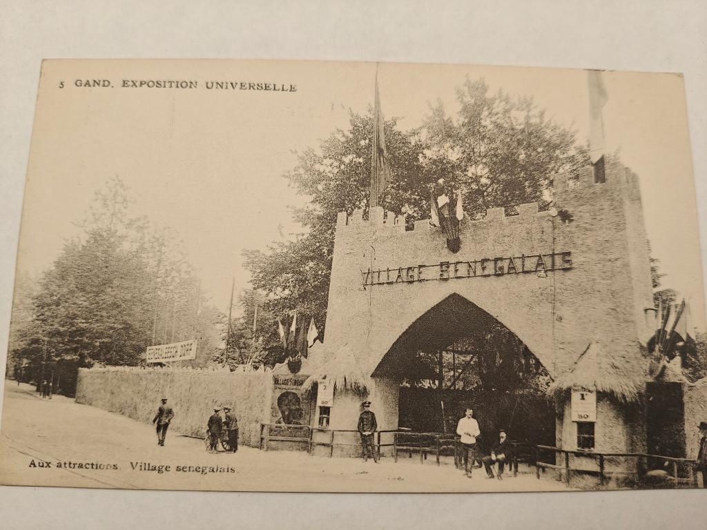 Postkaart wereldtentoonstelling Gent expo 1913 sénégalais, Verzamelen, Ophalen of Verzenden, Voor 1920, Ongelopen, Oost-Vlaanderen