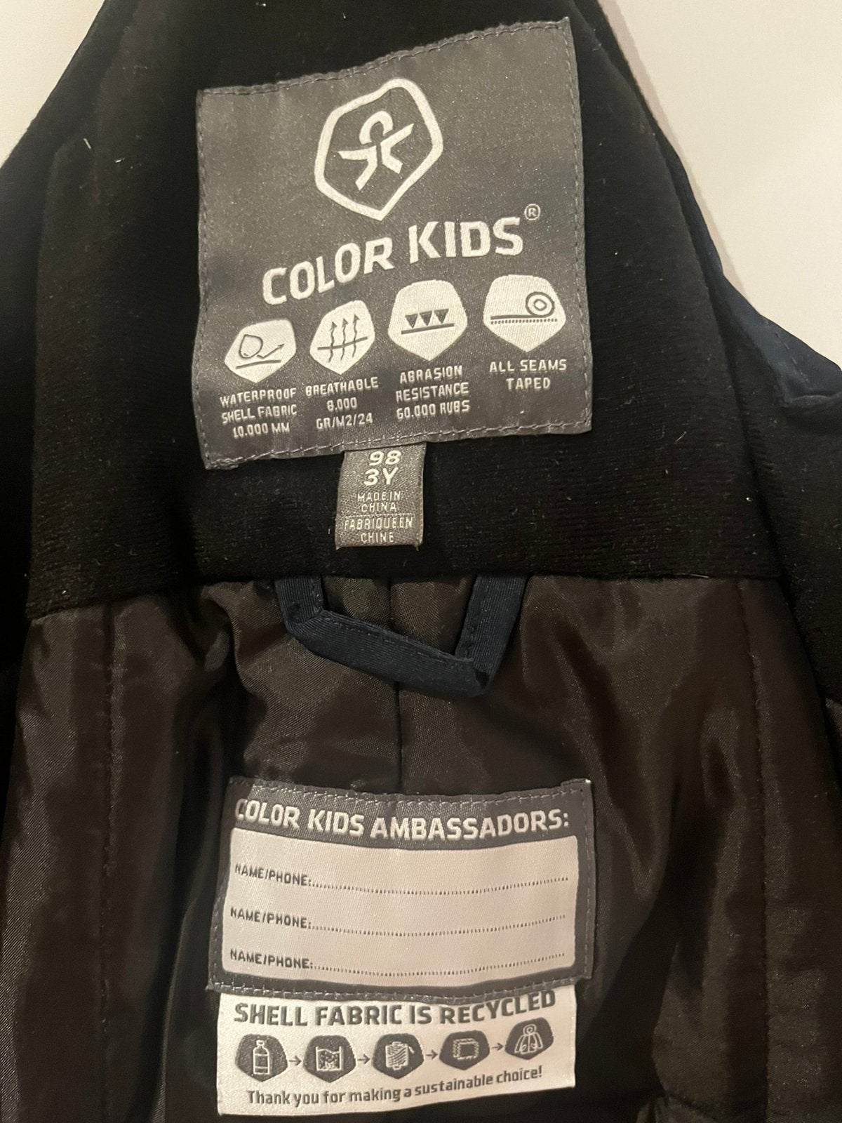 Skibroek Colorkids, Ophalen, Zo goed als nieuw, Jongen of Meisje, Broek