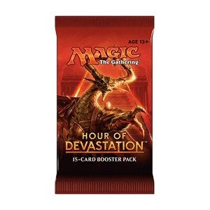 24 boosters draft set Amonkhet / Hour of devastation, Hobby en Vrije tijd, Ophalen of Verzenden, Nieuw, Booster