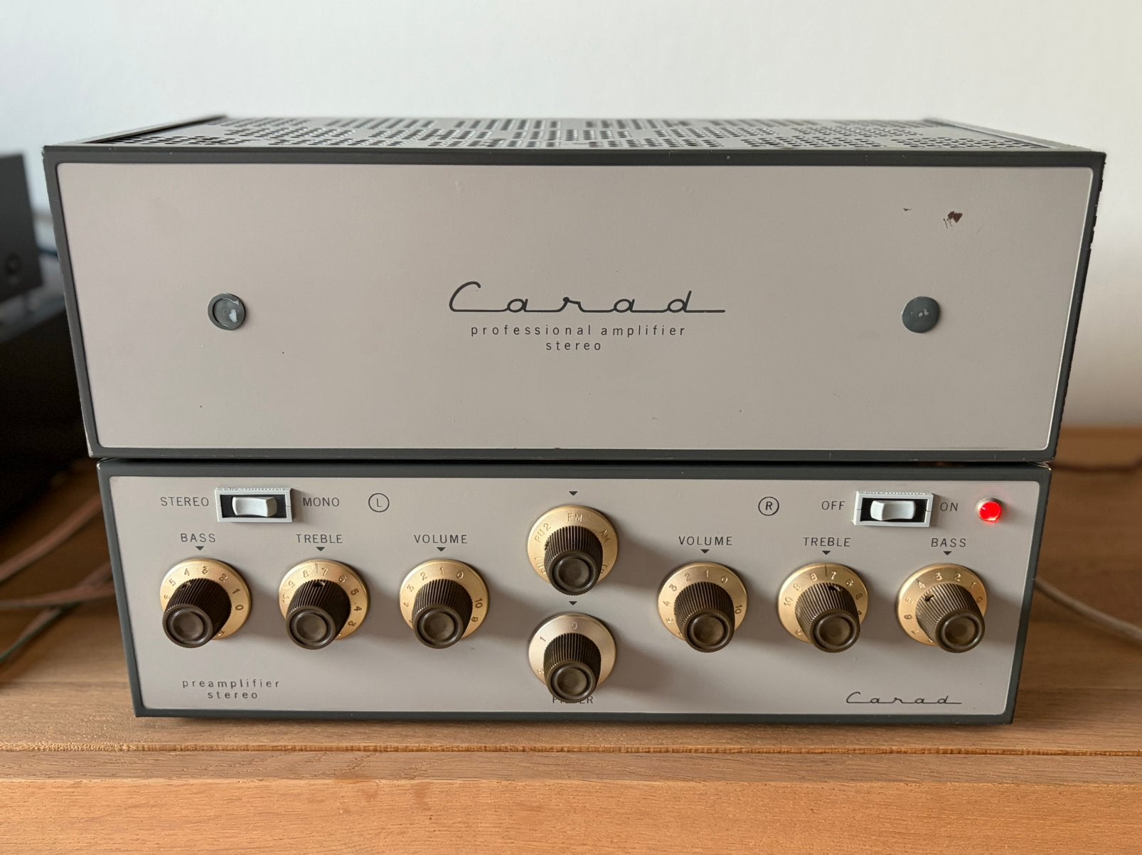 Carad AAS26 en PPC 27, Ophalen, Versterker