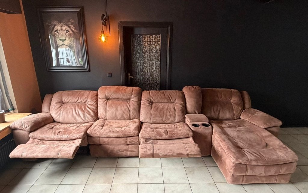 Luxe Relax Hoekbank met Elektrische Relaxfuncties, Huis en Inrichting, Zetels | Zetels, Ophalen, Overige maten, Hoekbank, Zo goed als nieuw
