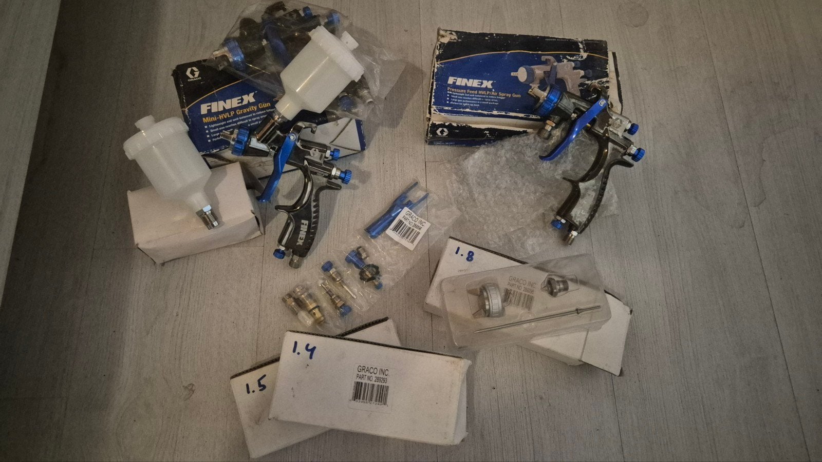 Spuitpistool Graco Finex HLVP + Mini HLVP, Enlèvement ou Envoi, Neuf