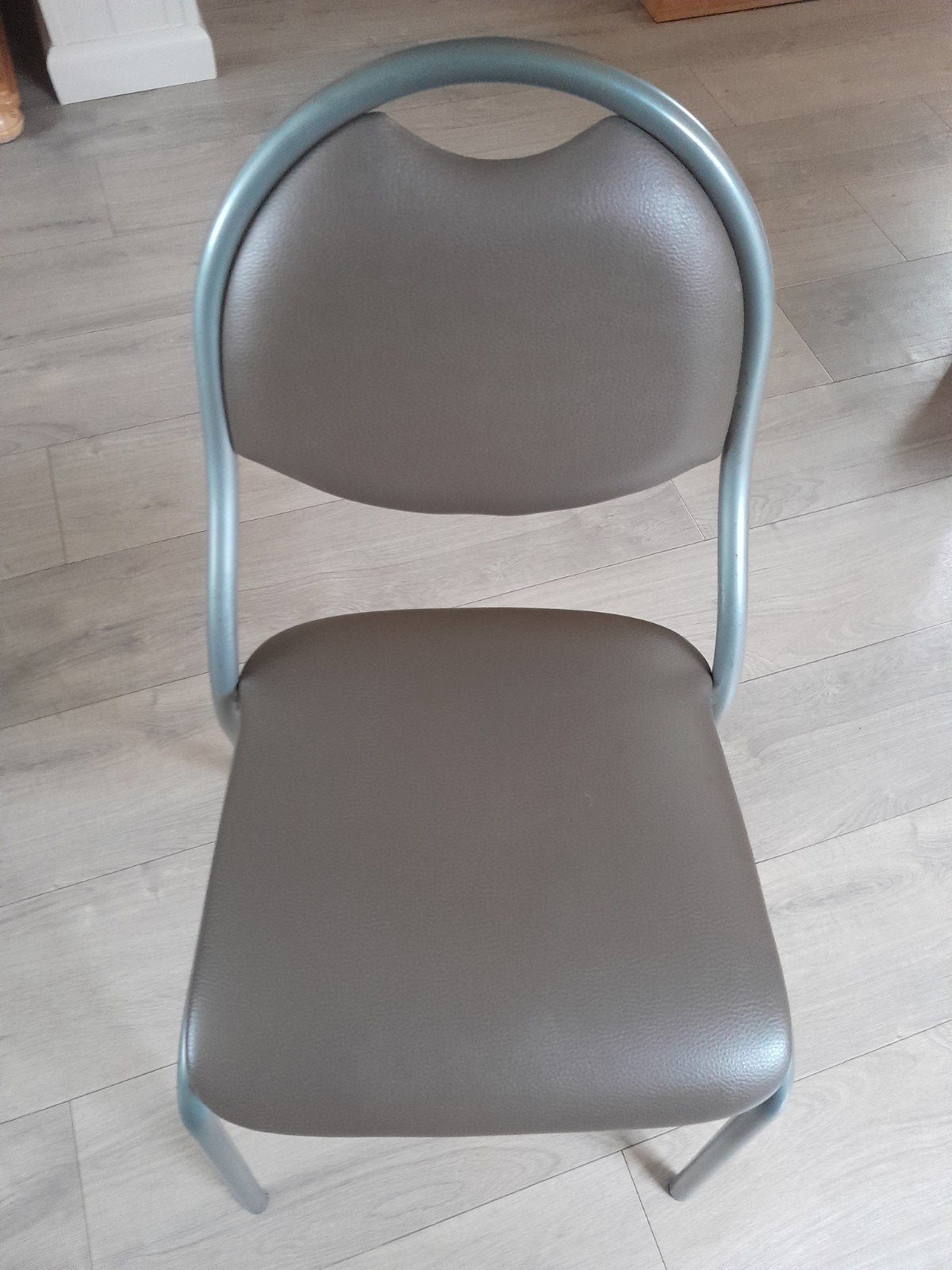 6 bruine lederen keukenstoelen.  Zeer goede staat!, Maison & Meubles, Chaises, Comme neuf, Brun, Enlèvement, Cinq, Six Chaises ou plus