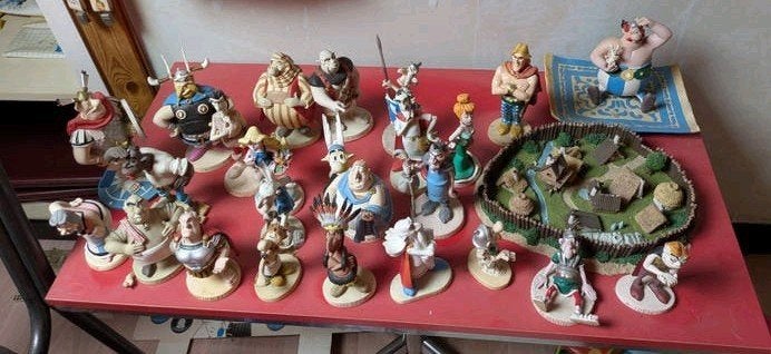 Asterix en Obelix beeldjes, Ophalen, Gebruikt