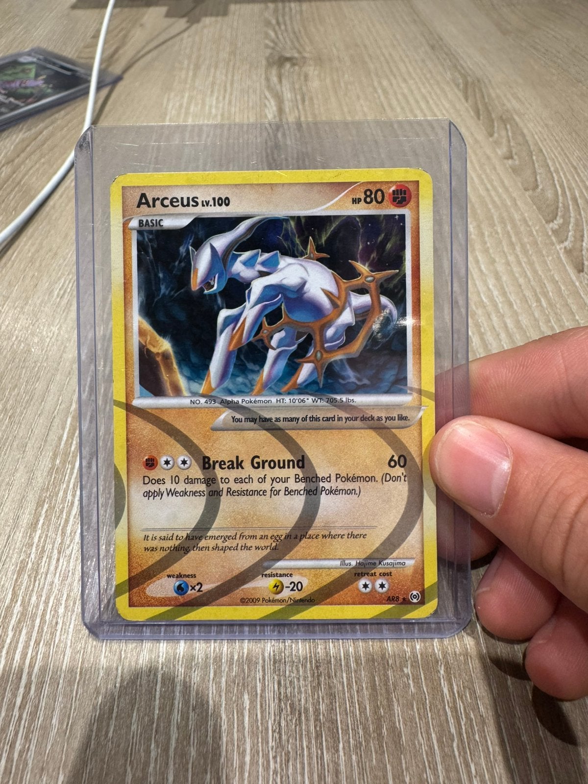 Arceus #AR8 Pokemon Arceus, Ophalen of Verzenden, Zo goed als nieuw