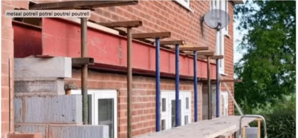 metaal potrell potrel poutrel poutrell, Doe-het-zelf en Bouw, Ophalen, Gebruikt