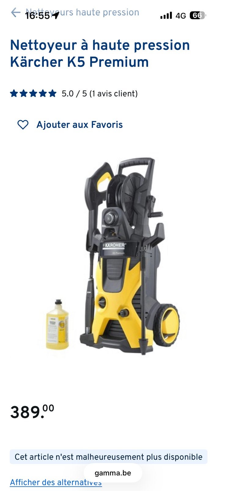 Karcher k5 premium 145 bar en très bonne état général, Enlèvement, Comme neuf