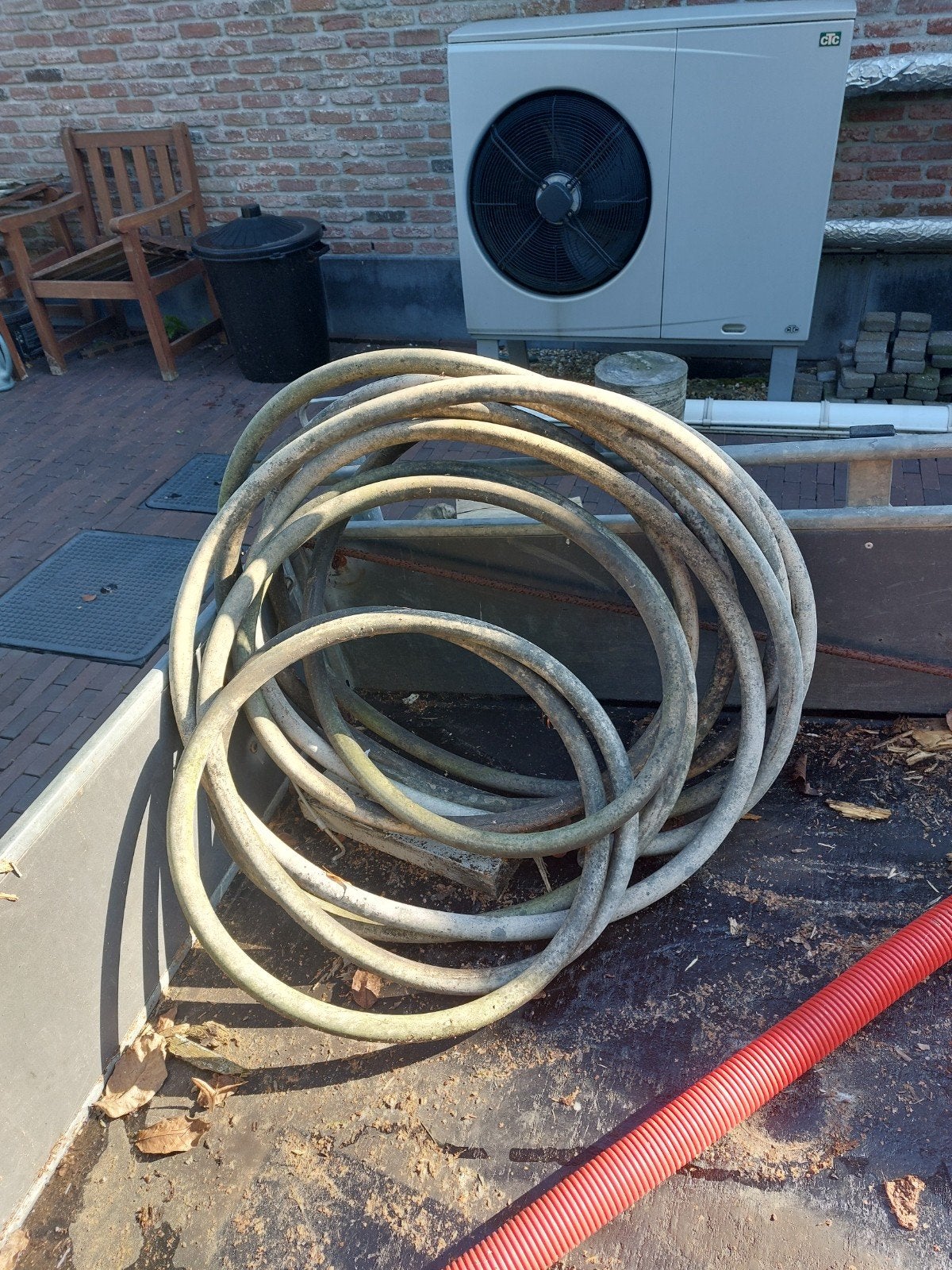 compressorslang van 1 duim, Ophalen