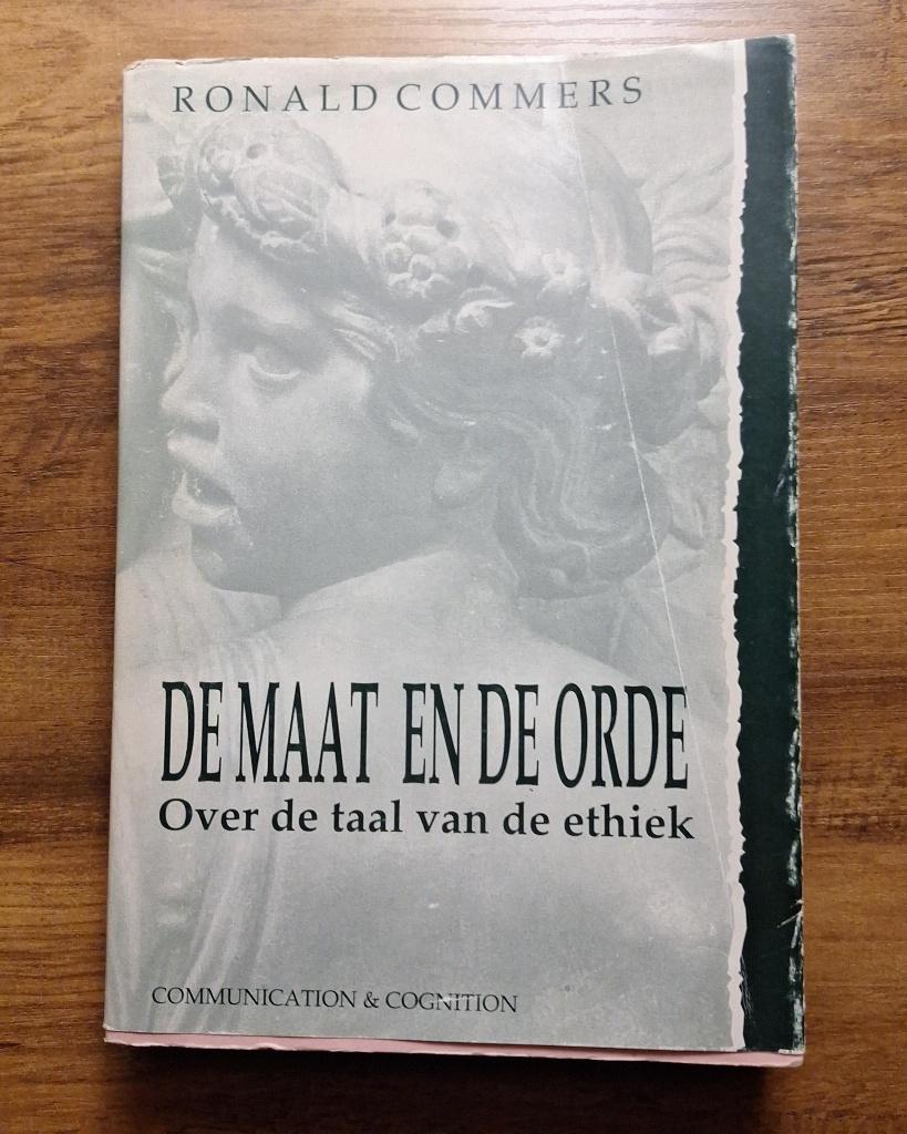 De maat en de Orde- Over taal van de ethiek- Commers R., Enlèvement ou Envoi