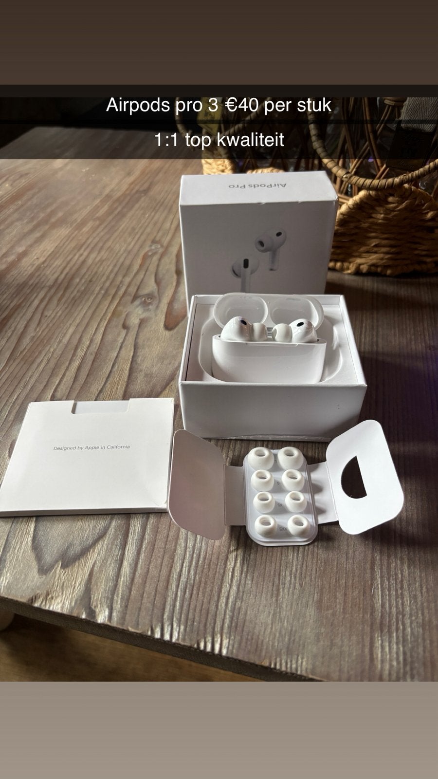 Airpods pro 3, Télécoms, Enlèvement ou Envoi, Bluetooth, Autres marques, Comme neuf