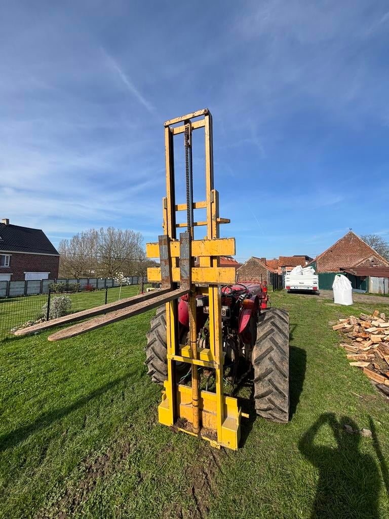 Hefmast traktor, Ophalen