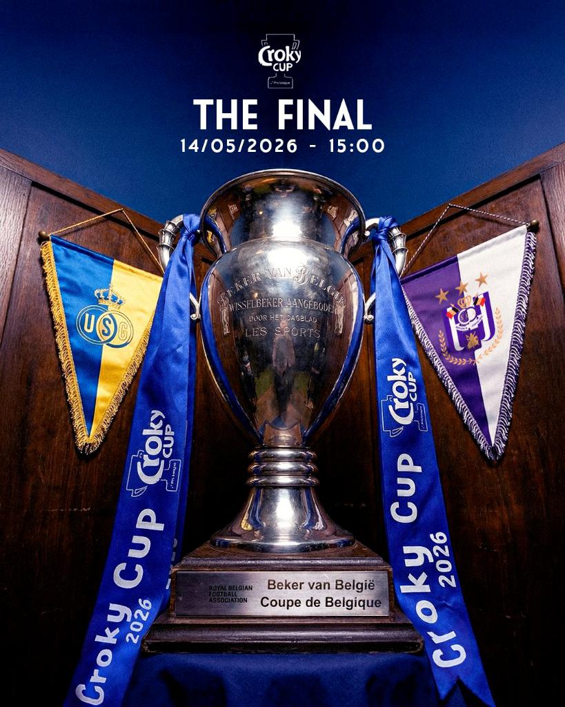 2 tickets bekerfinale Anderlecht-Union, Losse kaart, Twee personen, Mei