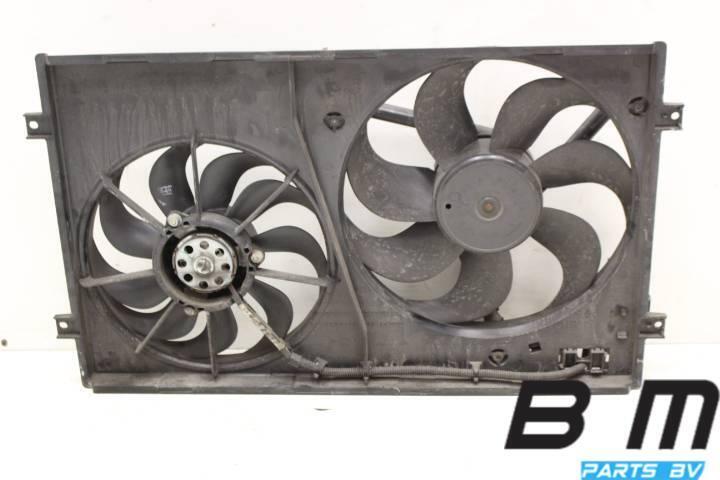 Houder met dubbele ventilatoren VW Golf 4 1J0121207T, Utilisé
