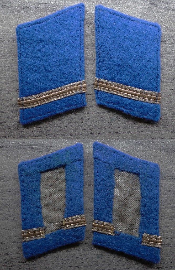 Miroirs de col Kriegsmarine Size, Collections, Enlèvement ou Envoi, Marine, Emblème ou Badge