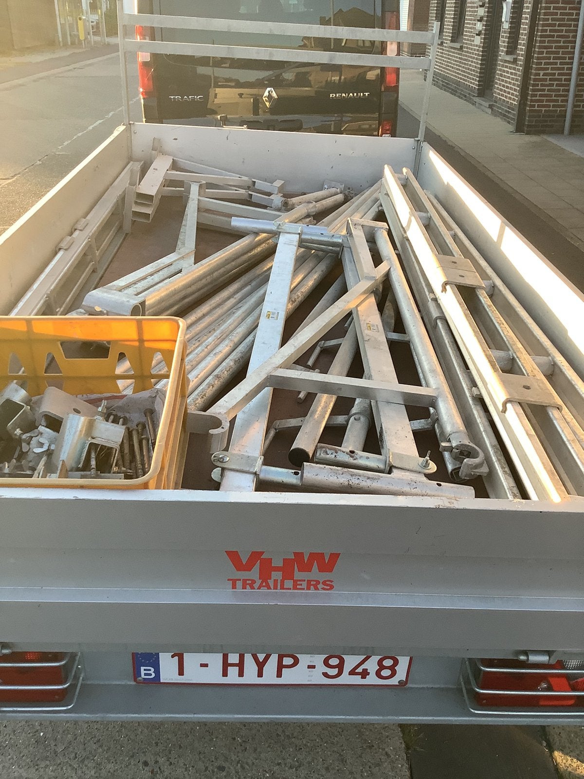 Uitbouw stelling, Doe-het-zelf en Bouw, Ophalen, Zo goed als nieuw