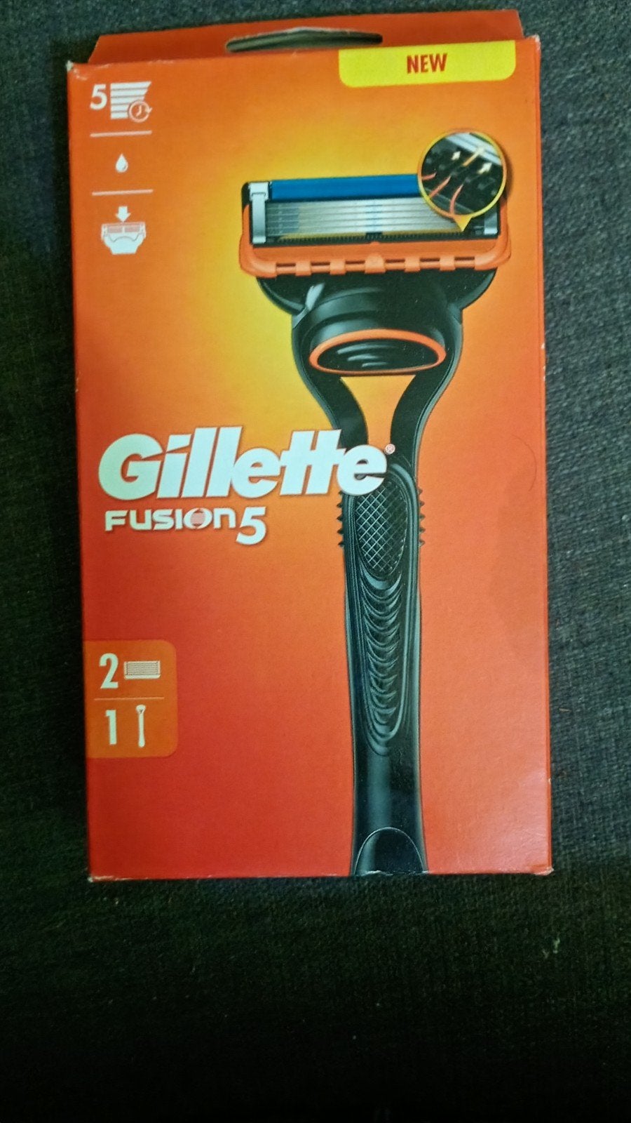 Gillette Fusion 5 + 2 lames, Enlèvement ou Envoi, Neuf, Tout le visage, Soins