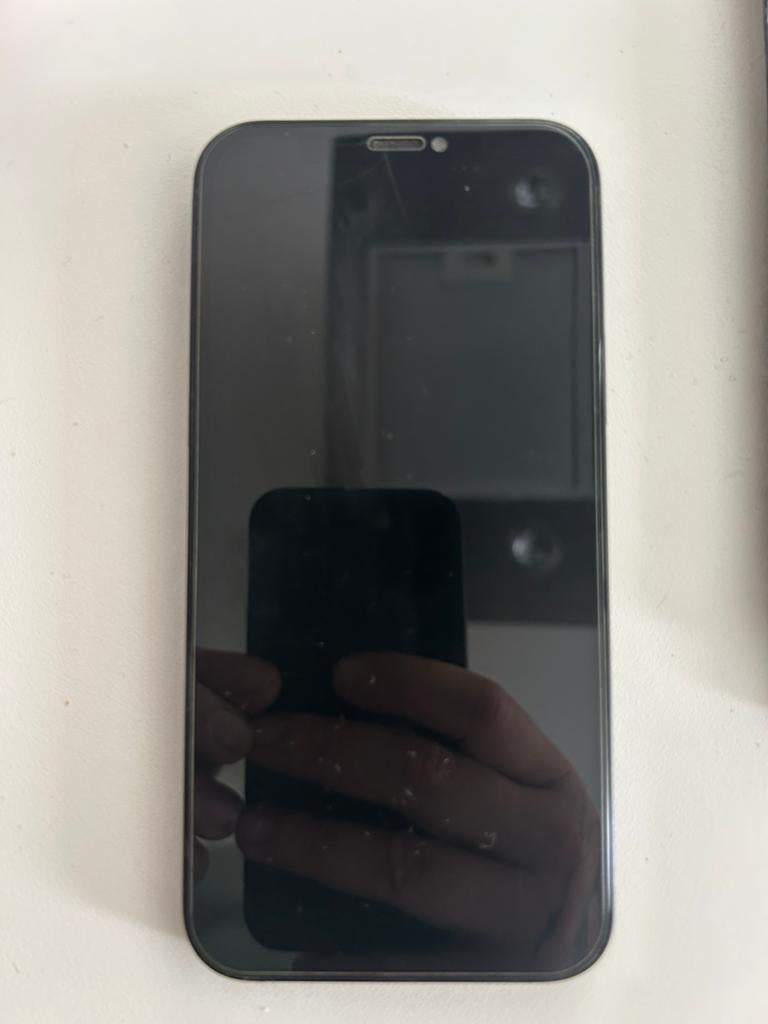 iphone 12  schade achterkant, Telecommunicatie, Mobiele telefoons | Apple iPhone, Ophalen of Verzenden, Gebruikt, Zwart, IPhone 12