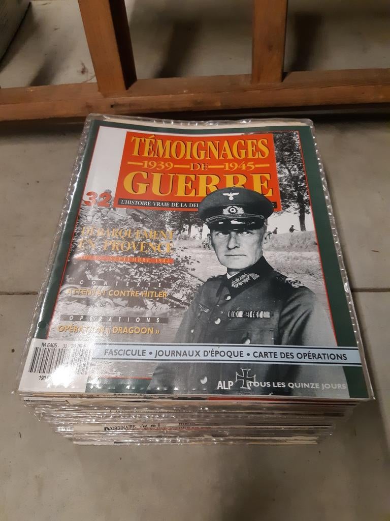 Revues " Témoignages de guerre ", Enlèvement