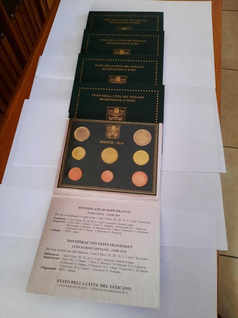 Vaticaan 2018, Envoi, Vatican, Autres valeurs, Série