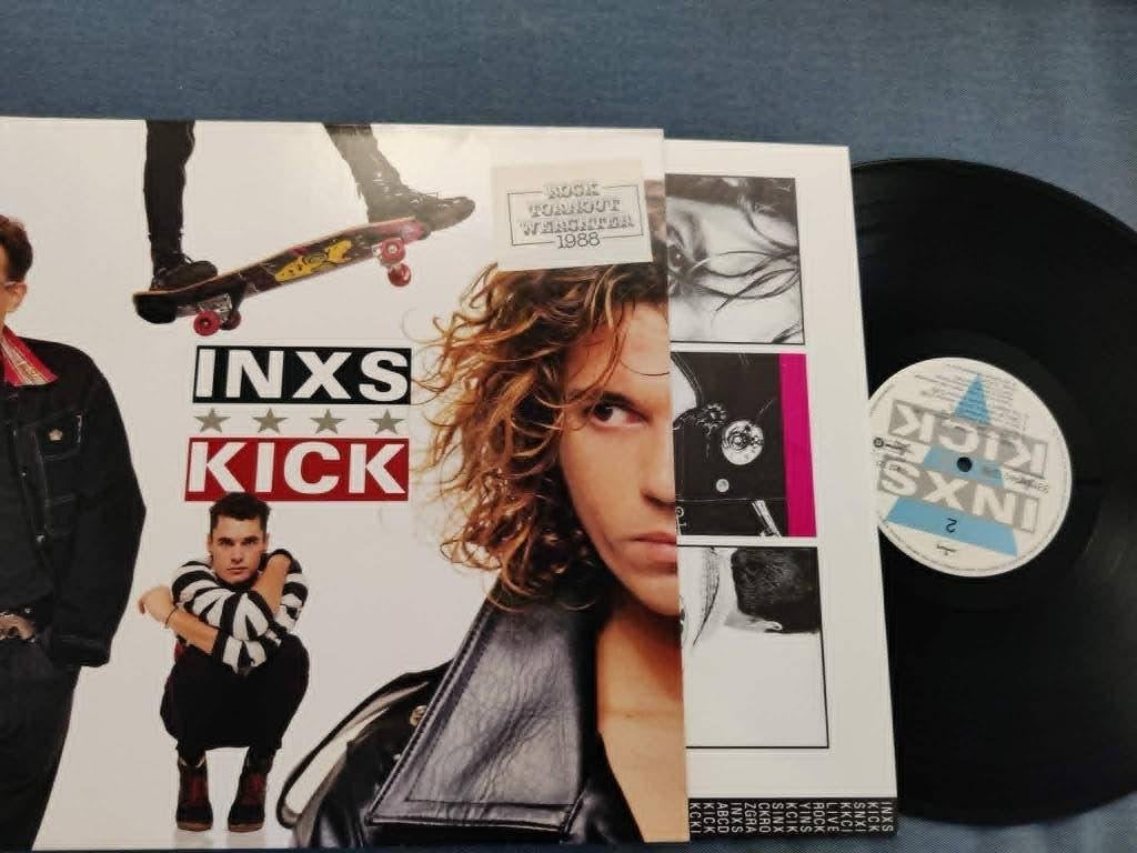 INXS (kick, openklapbare hoes, perf staat, binnenhoes), Enlèvement ou Envoi