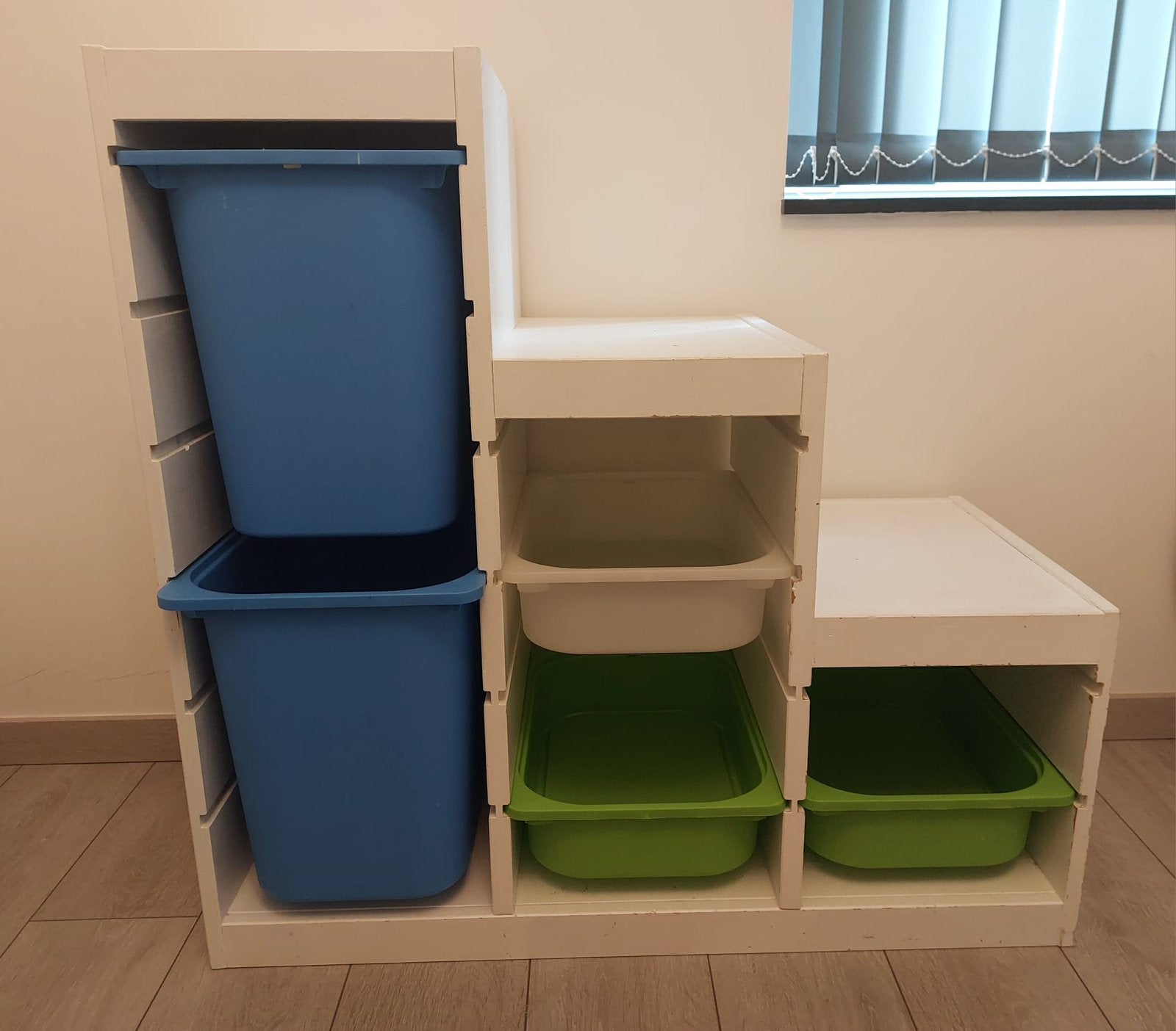 Trofast kast met 5 bakken, Enfants & Bébés, Chambre d'enfant | Commodes & Armoires, Enlèvement, Utilisé, Armoire