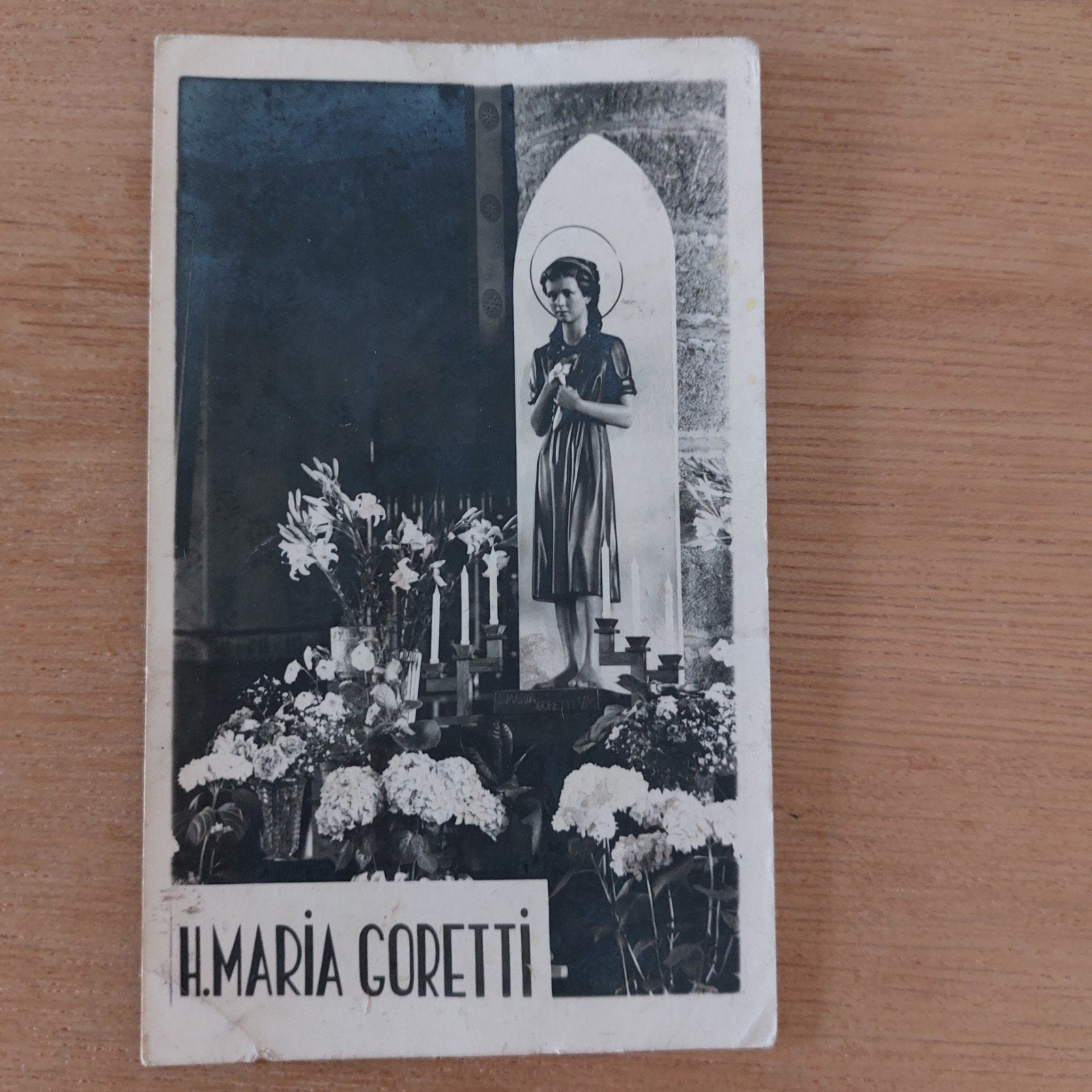 Oud bidprentje Lovendegem H. Maria Goretti, Verzamelen, Bidprentjes en Rouwkaarten, Ophalen of Verzenden, Bidprentje