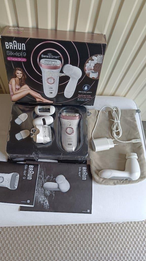 Braun Silk Epil 9 sensosmart, Elektronische apparatuur, Ophalen of Verzenden, Zo goed als nieuw, Scheren en Epileren