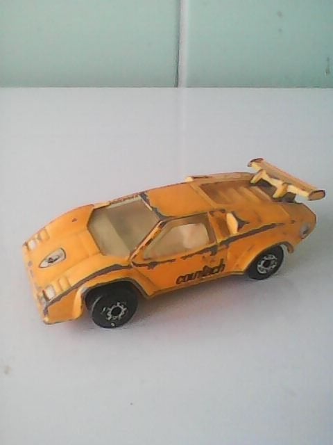 Vintage Matchbox Lamborghini AFHALING LEES BESCHRIJVING, Enlèvement, Utilisé, Voiture, Matchbox