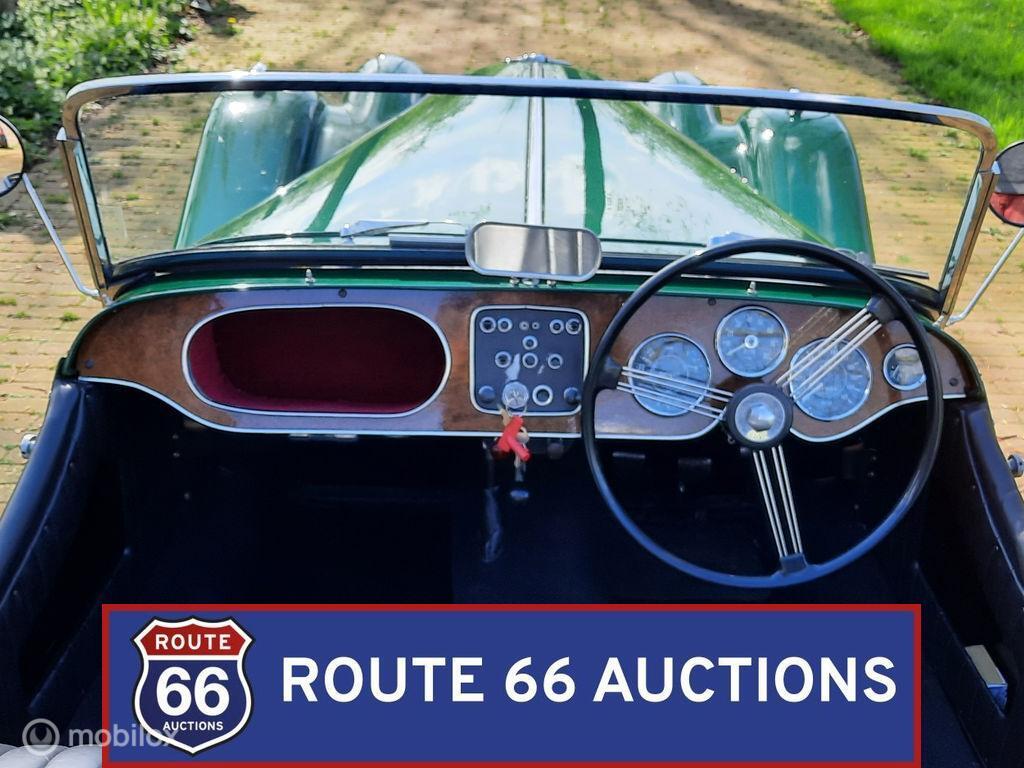 Morgan 4/4 | 1967 | Route 66 Auctions, Zwart, Bedrijf, Handgeschakeld, Overige carrosserie