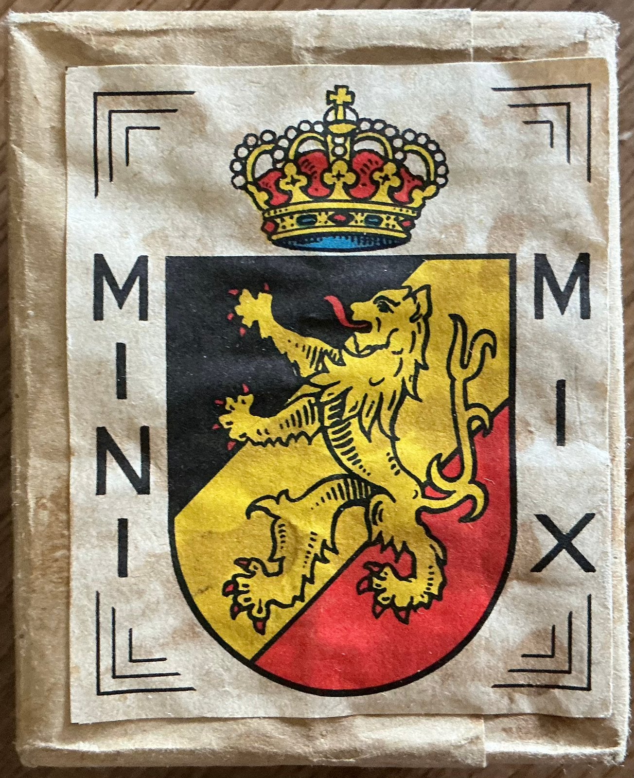 Ancien emballage pour mini-mélanges/boîtes d'allumettes, Enlèvement ou Envoi, Comme neuf, Emballage