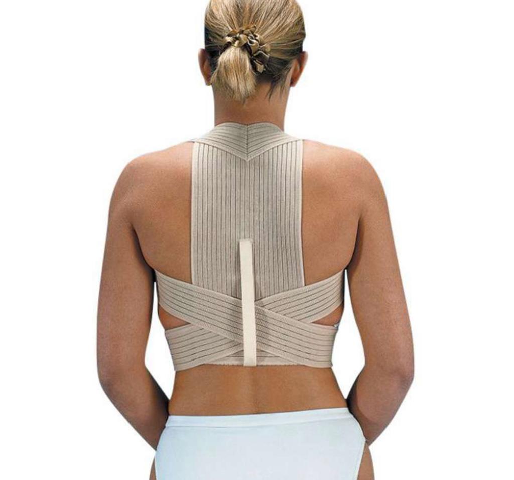 Correcteur de posture Orliman, Sports & Fitness, Gymnastique, Comme neuf, Matériel, Taille 36 à 42, Beige, Enlèvement ou Envoi