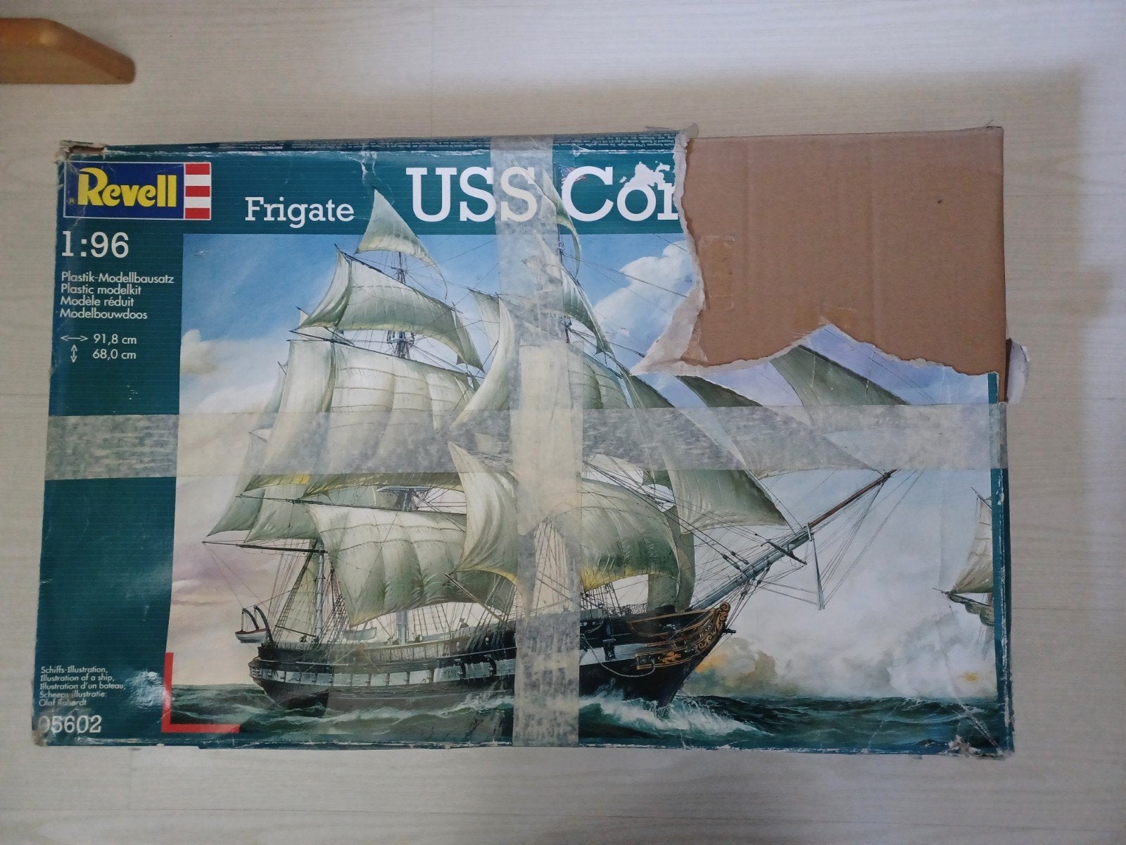Revell USS Constitution, Enlèvement ou Envoi, Comme neuf, 1:50 à 1:200, Revell