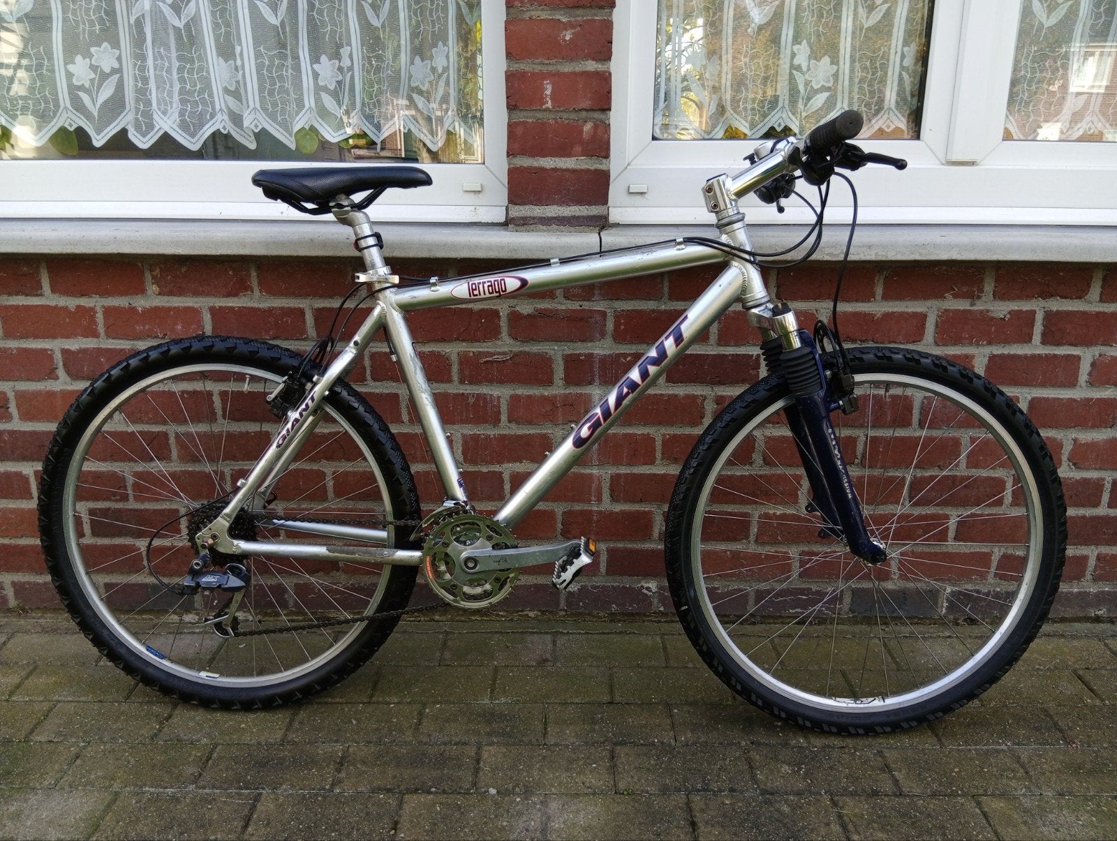 Giant aluminium mountainbike in zeer goede staat, Fietsen en Brommers, Gebruikt, Velgrem, Versnellingen, Giant