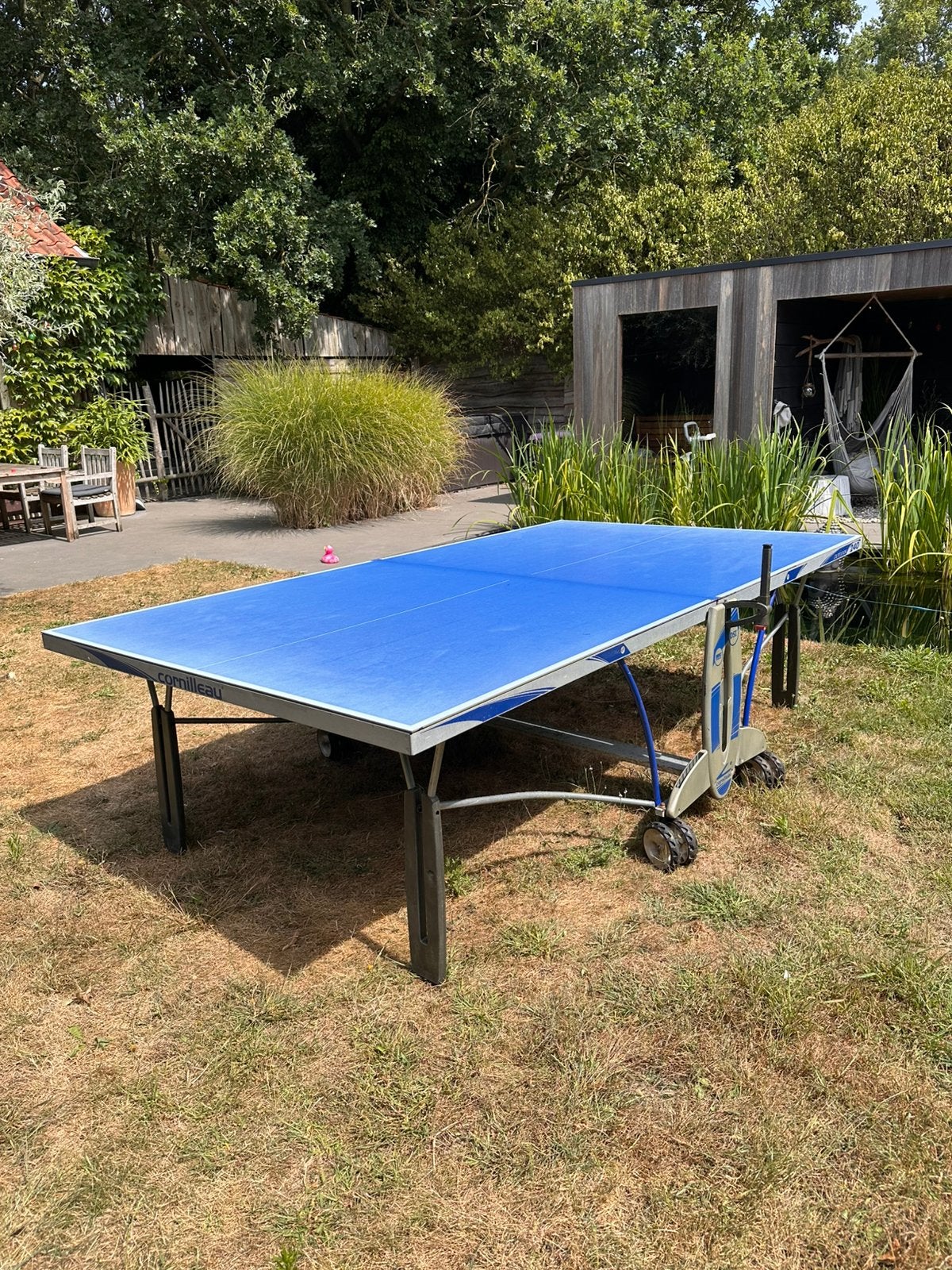 Outdoor pingpongtafel Cornilleau, Sport en Fitness, Ophalen, Gebruikt, Tafel Outdoor, Inklapbaar