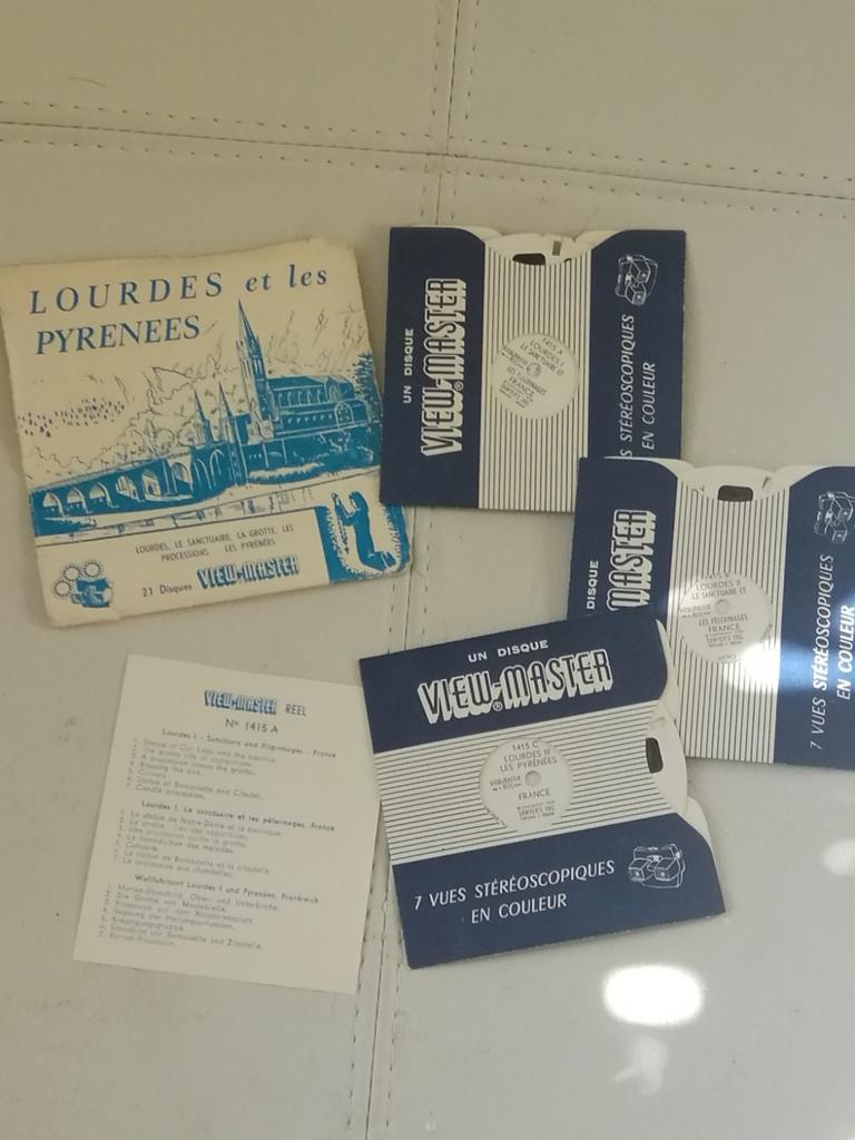 Viewmaster view-master Lourdes en de Pyreneeën, Ophalen of Verzenden, Zo goed als nieuw
