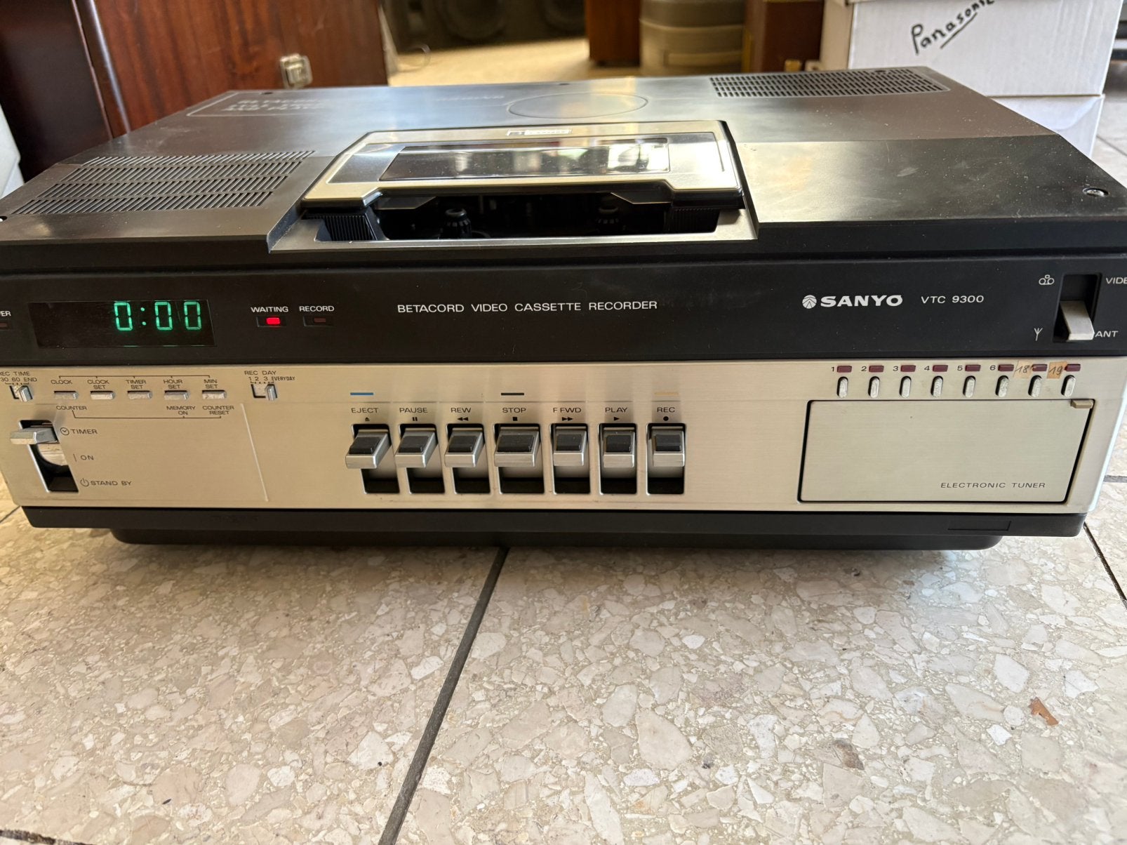 Betamax SANYO VTC 9300PB videorecorder - Betacord (1978), Ophalen of Verzenden, Bandrecorder