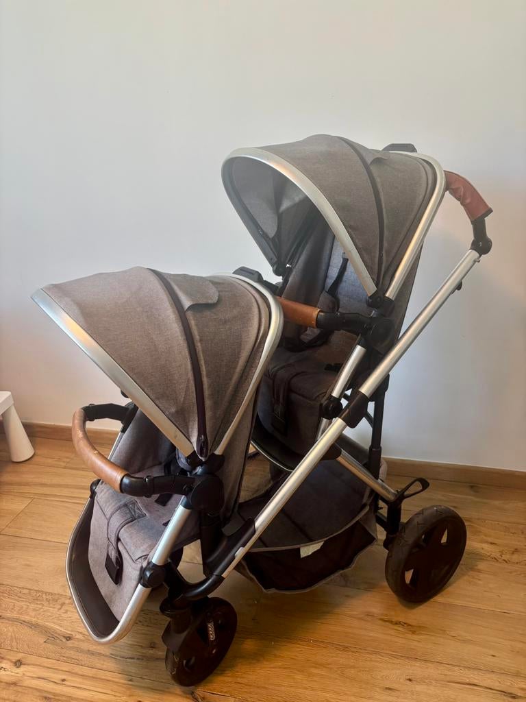 Poussette double Pericles 1Go2, Autres marques, Tige de poussée réglable, Enlèvement, Utilisé