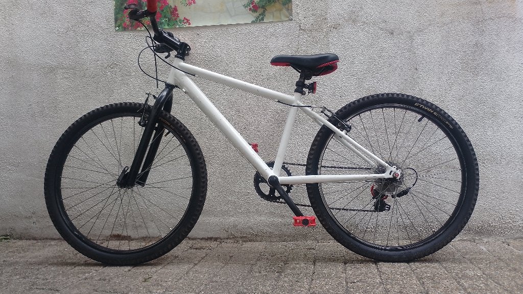 Decathlon Rockrider ST 100 -  24" (9-12j) - Nagekeken, Fietsen en Brommers, Ophalen, Velgrem, Versnellingen, Rockrider (Decathlon)