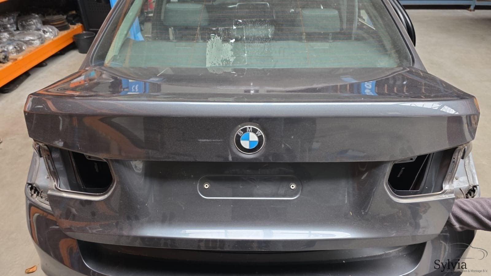Achterklep kofferklep BMW 3 serie F30 F80 LCI Mineralgrau me, Arrière, -, Haillon arrière, Utilisé