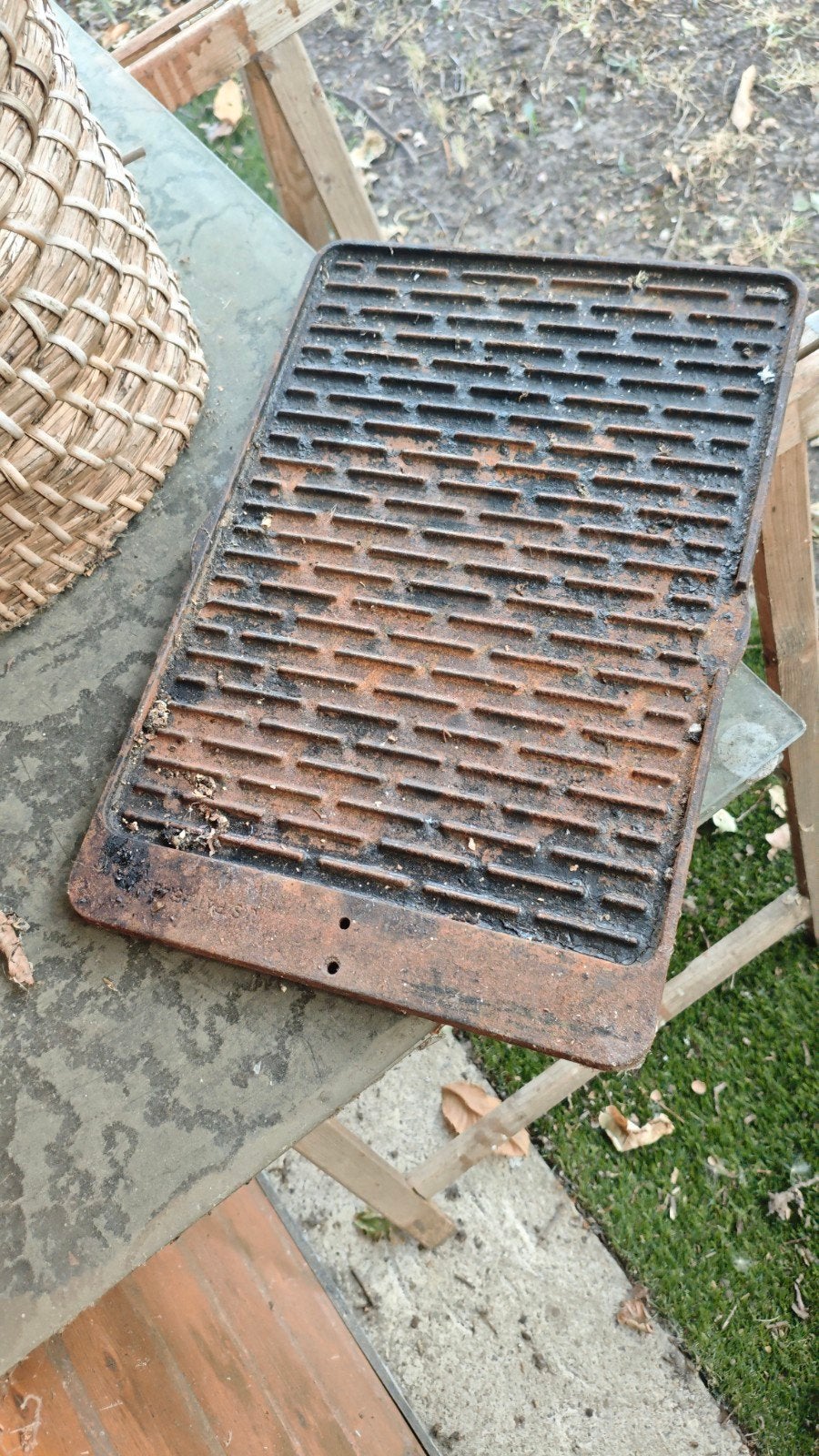Weber bakplaat, Ophalen, Gebruikt, Weber