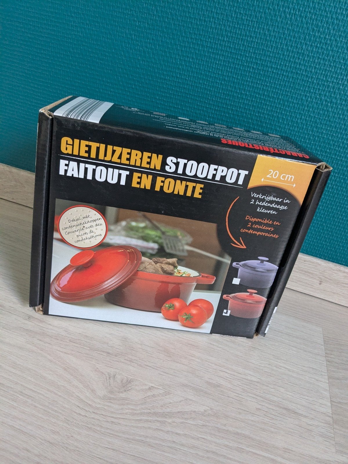 Gietijzeren stoofpot 20cm, Huis en Inrichting, Ophalen