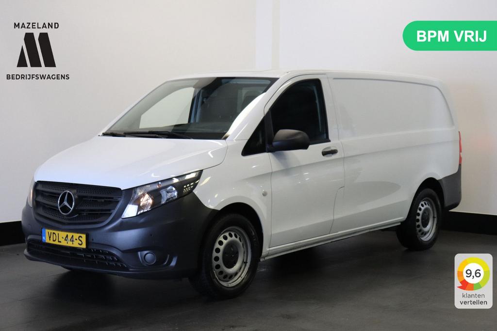Mercedes-Benz Vito 116 CDI Lang Automaat EURO 6 - A/C Climat, Auto's, Automaat, Parkeersensor, Wit, Mercedes-Benz