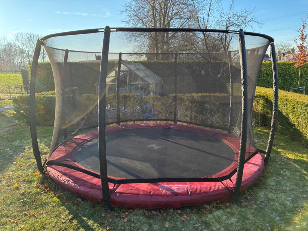 Trampoline Berg T - series, diameter 380, Kinderen en Baby's, Speelgoed | Buiten | Trampolines, Ophalen, Gebruikt