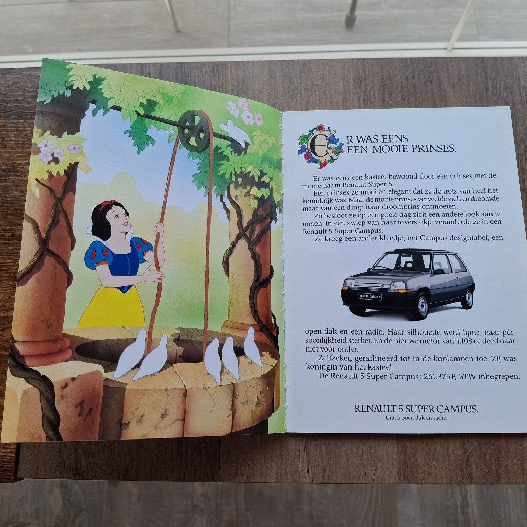 RENAULT - SPIEGELTJE? Wie is de mooiste in dit salon?  1990, Ophalen of Verzenden, Nieuw, Renault
