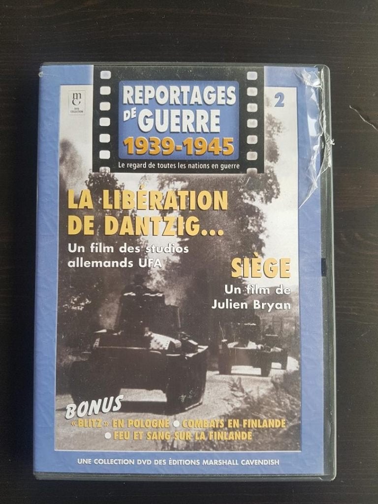 Reportages de guerre 1939 – 1945 – La libération de Dantzig, CD & DVD, Envoi, Utilisé, Français, Politique ou Histoire
