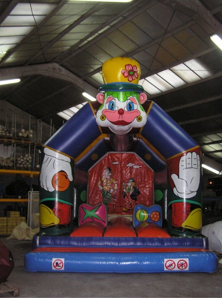 Springkasteel clown, Hobby en Vrije tijd, Feestartikelen | Verhuur, Ophalen, Zo goed als nieuw
