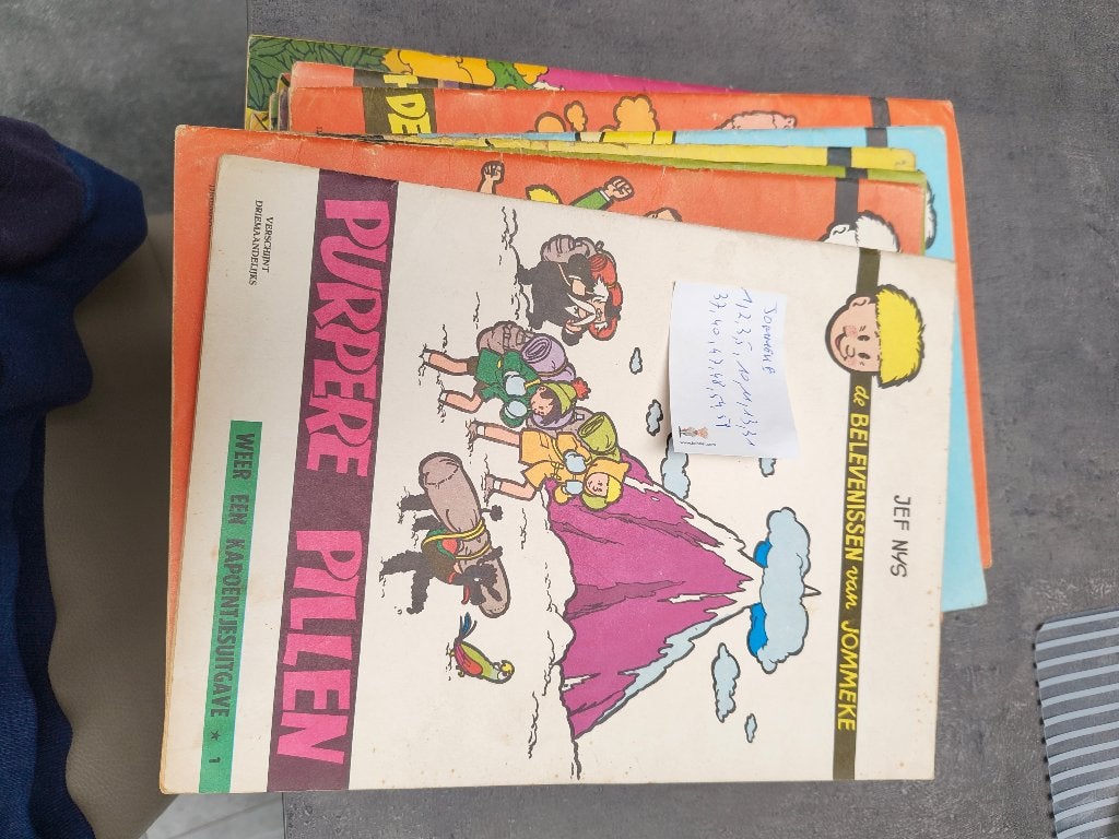 Strips jommeke, Livres, BD, Jef Nys, Plusieurs BD, Enlèvement, Utilisé