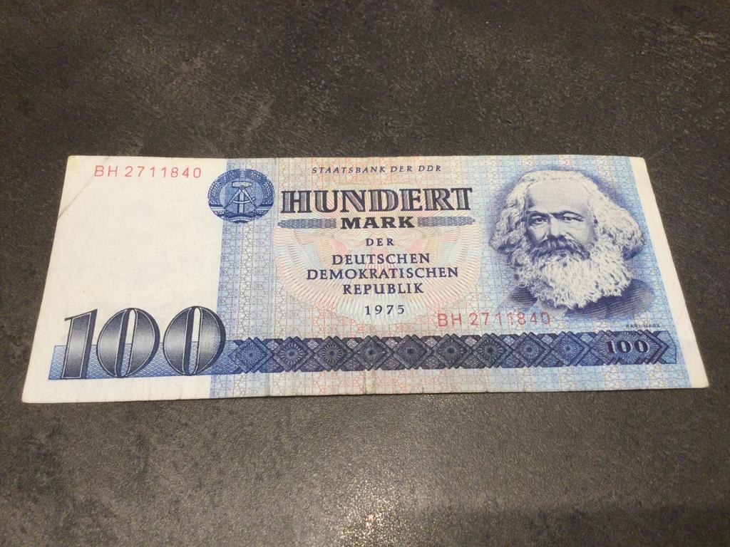 Duitsland DDR 100 Mark 1975, Ophalen of Verzenden