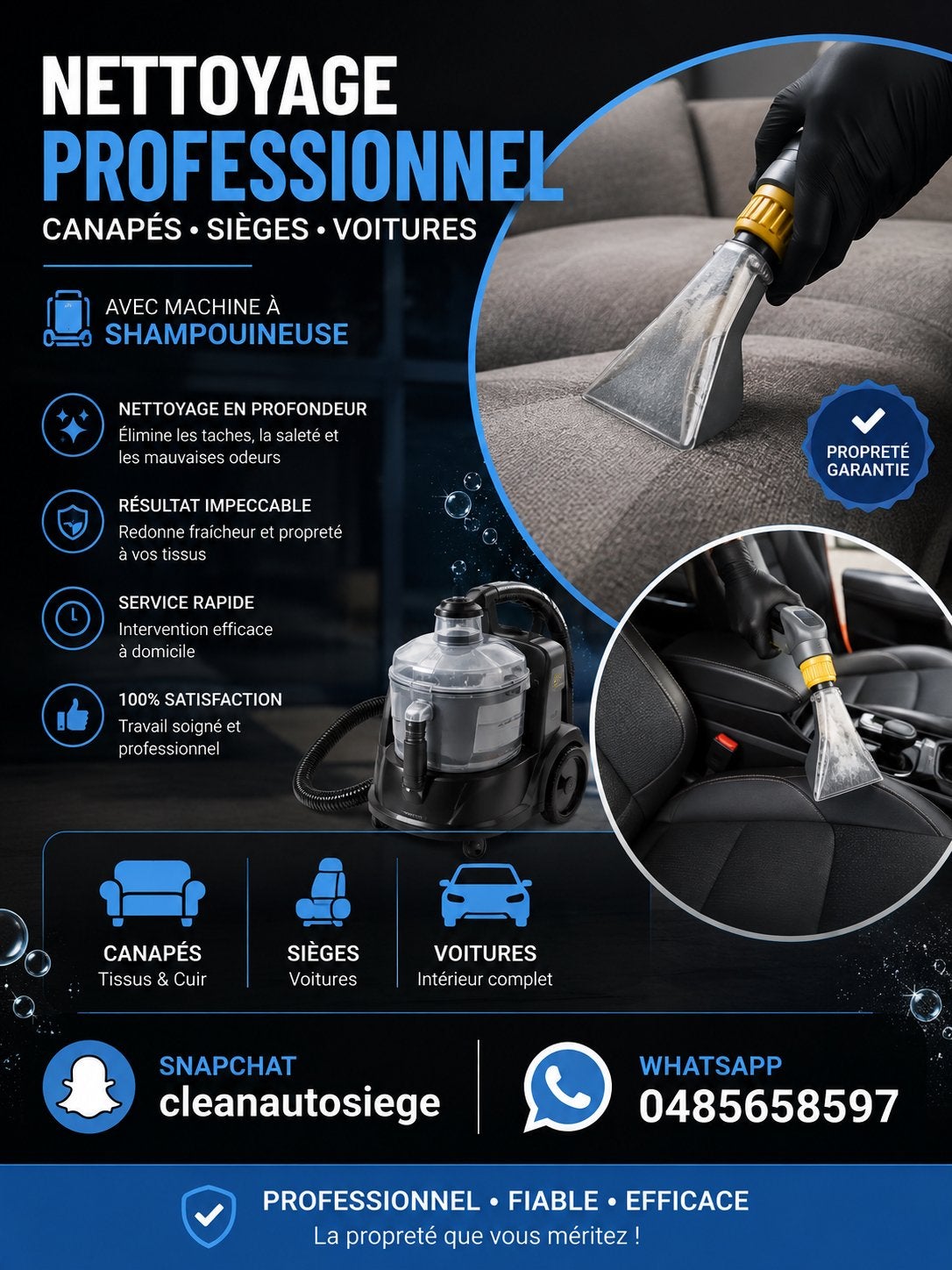 Lavage complet, Ophalen, Zo goed als nieuw