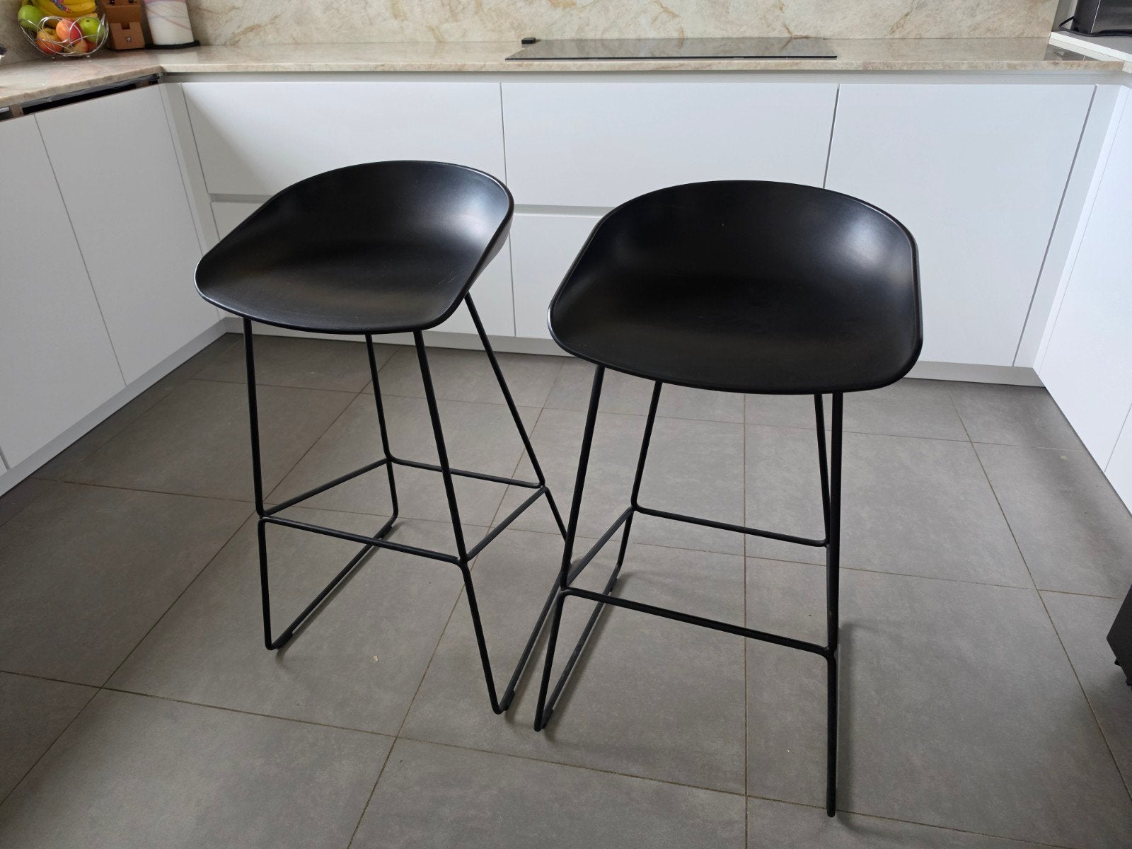 tabourets HAY 4 pièces, Maison & Meubles, Avec repose-pieds, Synthétique, 4 tabourets, Enlèvement